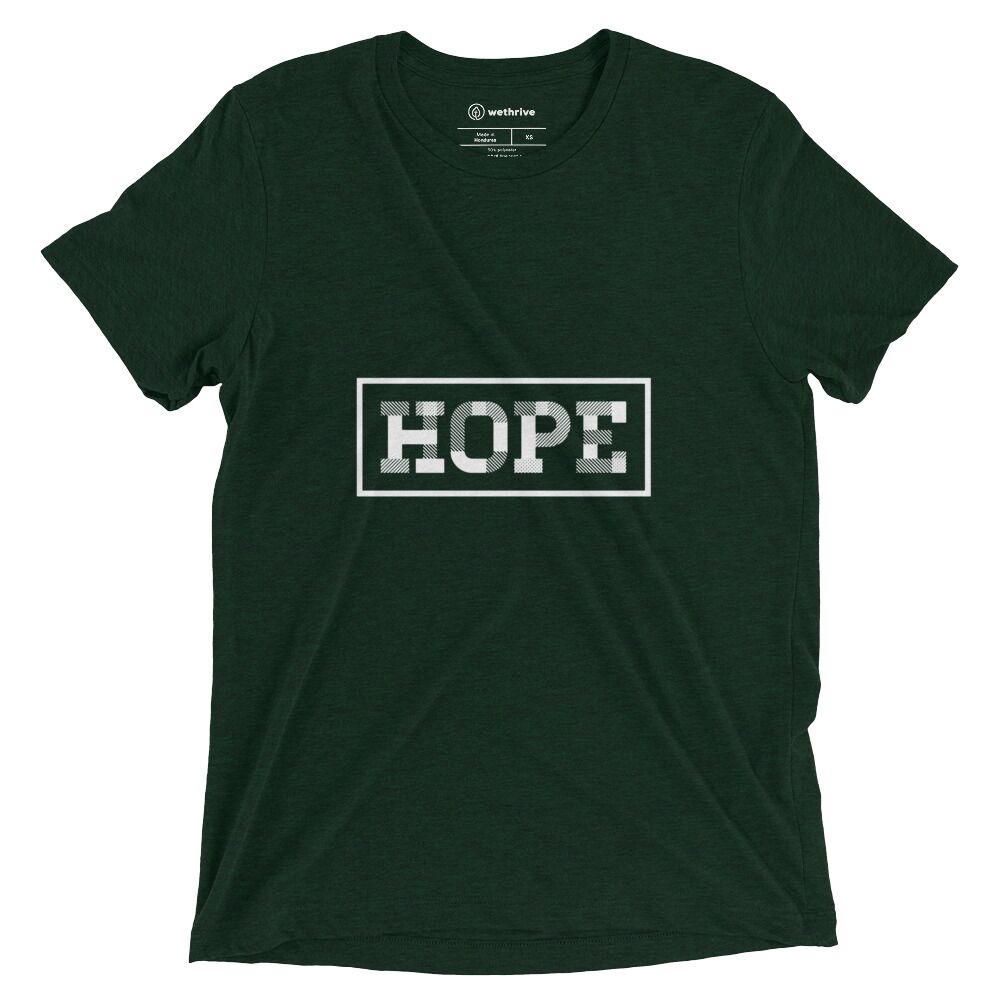 Hope | Tri-Blend Unisex t-shirt - Image 2