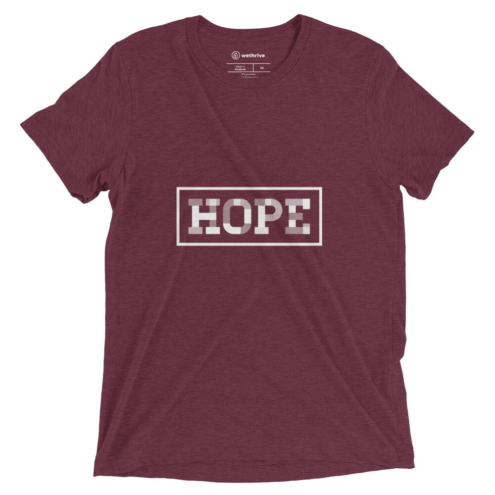 Hope | Tri-Blend Unisex t-shirt - Image 3