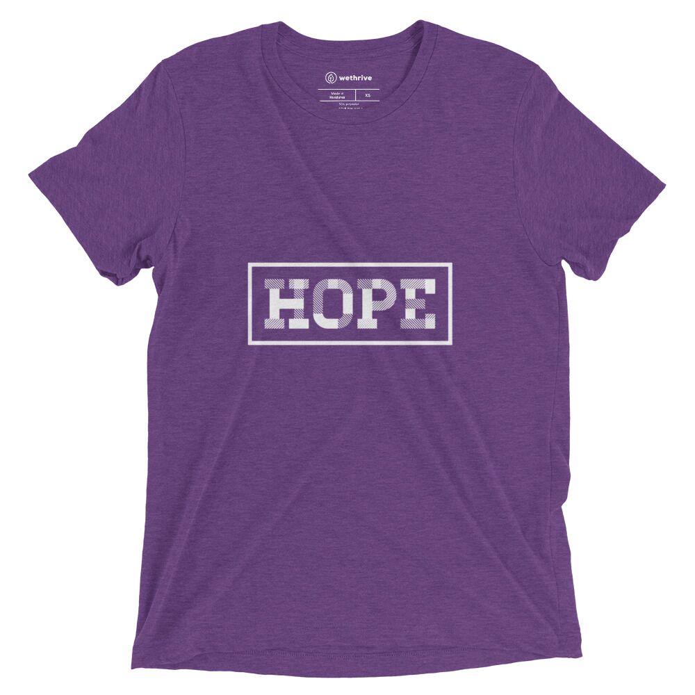 Hope | Tri-Blend Unisex t-shirt - Image 4